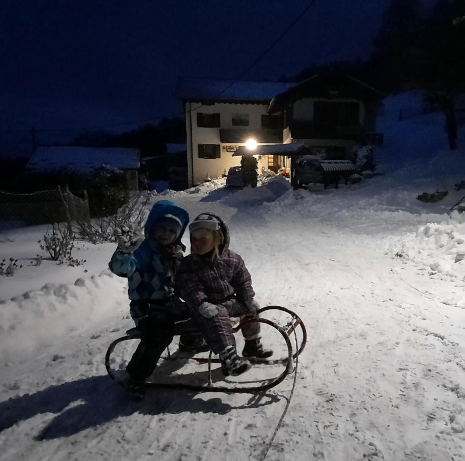 Jelenov Breg Pod Matajurem Villa Kobarid Buitenkant foto